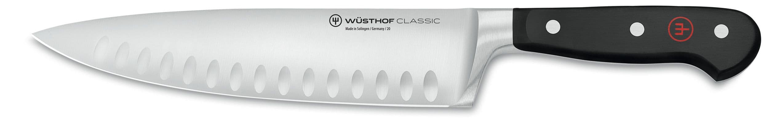 Cuchillo Wüsthof classic 20 cm alveolado